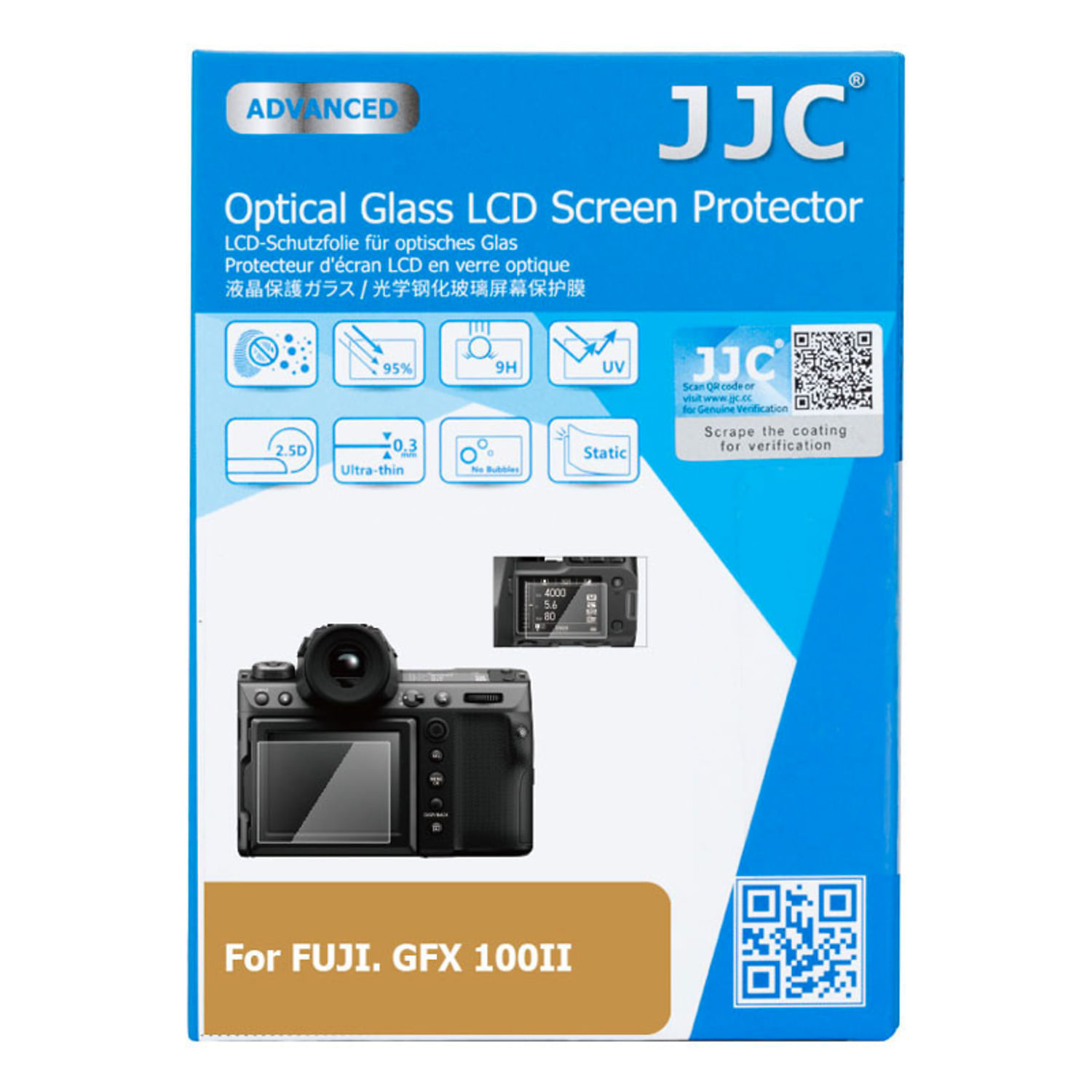 JJC Folie Protectie GSP pentru Fujifilm GFX 100II