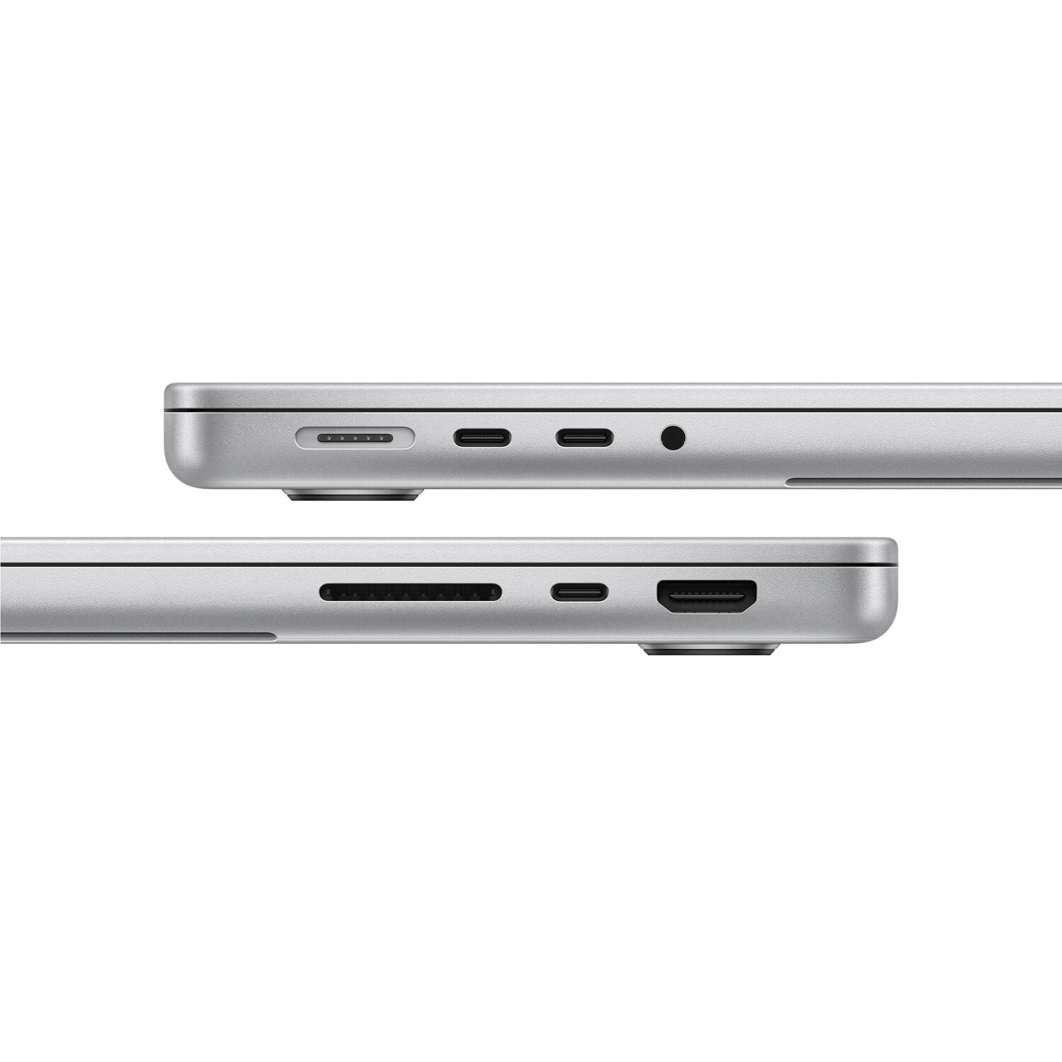 Apple MacBook Pro 14" Laptop cu Procesor Apple M5 Pro 15 nuclee CPU si 16 nuclee GPU 24GB RAM 2TB SSD Argintiu