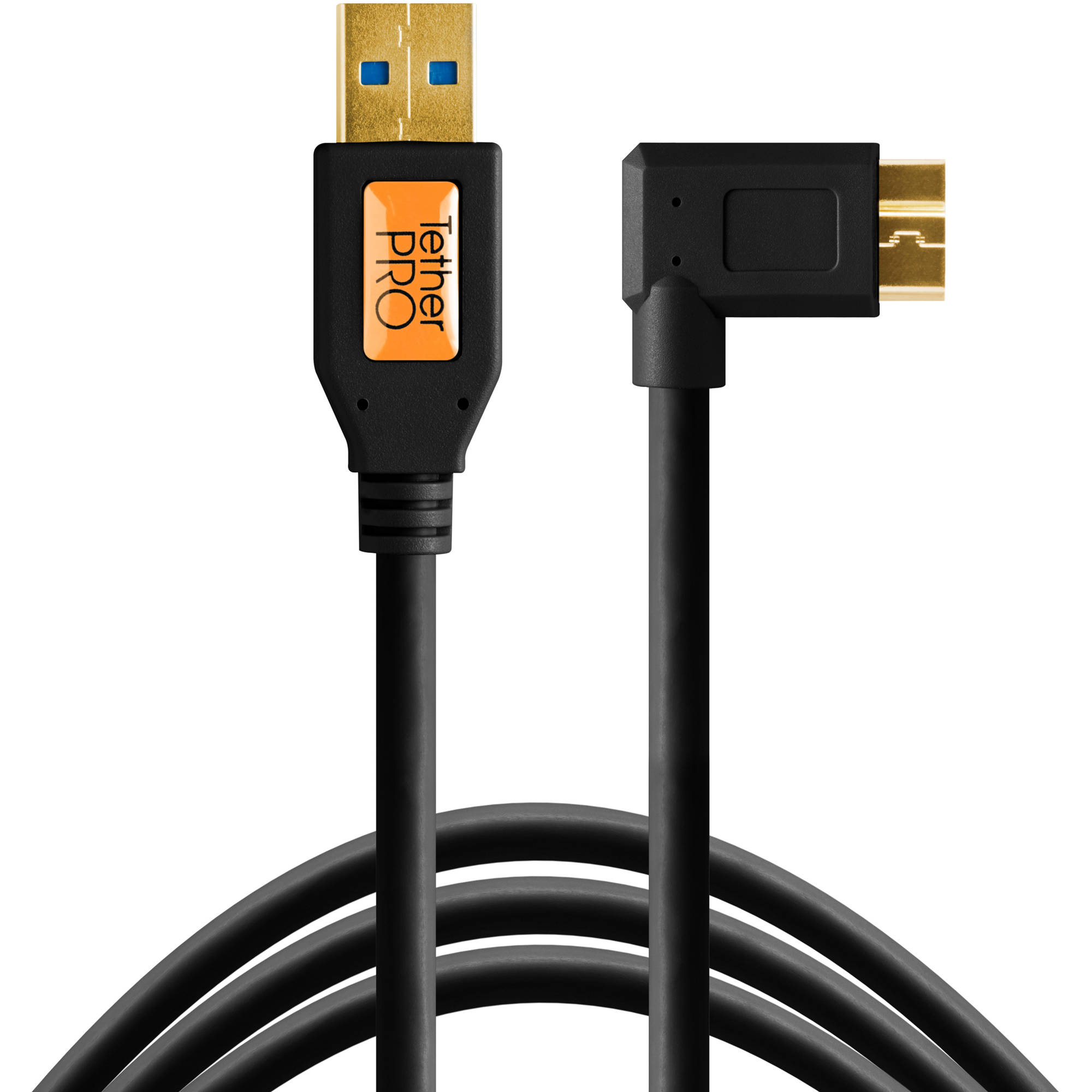 TetherTools TetherPro Cablu USB 3.0 la Micro-B 4.6m Negru