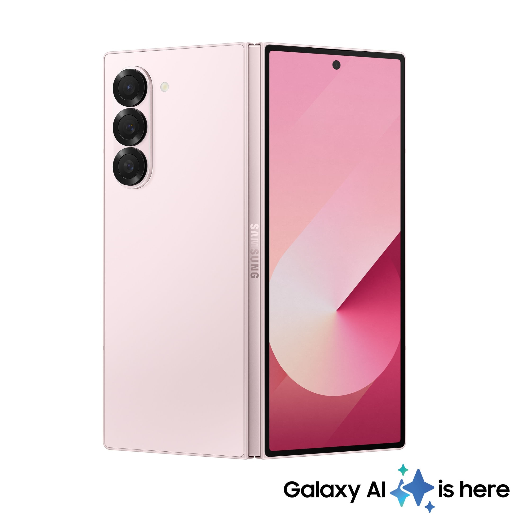 Telefon mobil Samsung Galaxy Z Fold6, Dual SIM, 12GB RAM, 256GB, 5G, Pink