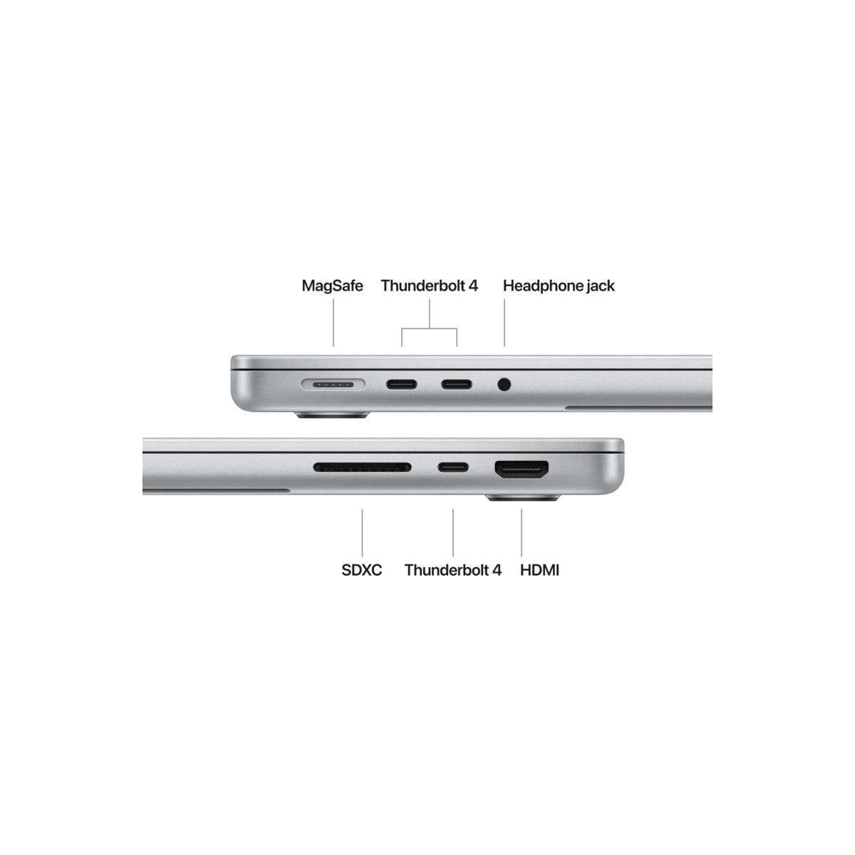 Apple MacBook Pro 14" cu Procesor Apple M4 Max 14 Nuclee CPU si 32 Nuclee GPU 36GB RAM 1TB SSD Silver