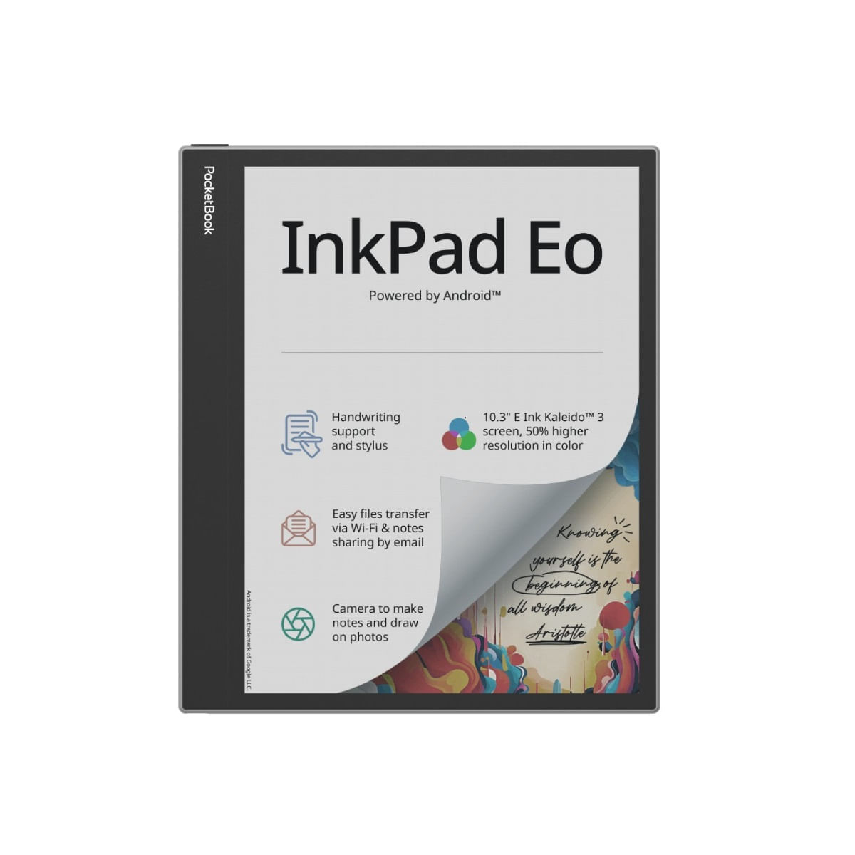 Resigilat: PocketBook InkPad Eo E-Reader si E-note Argintiu - RS125082490-1