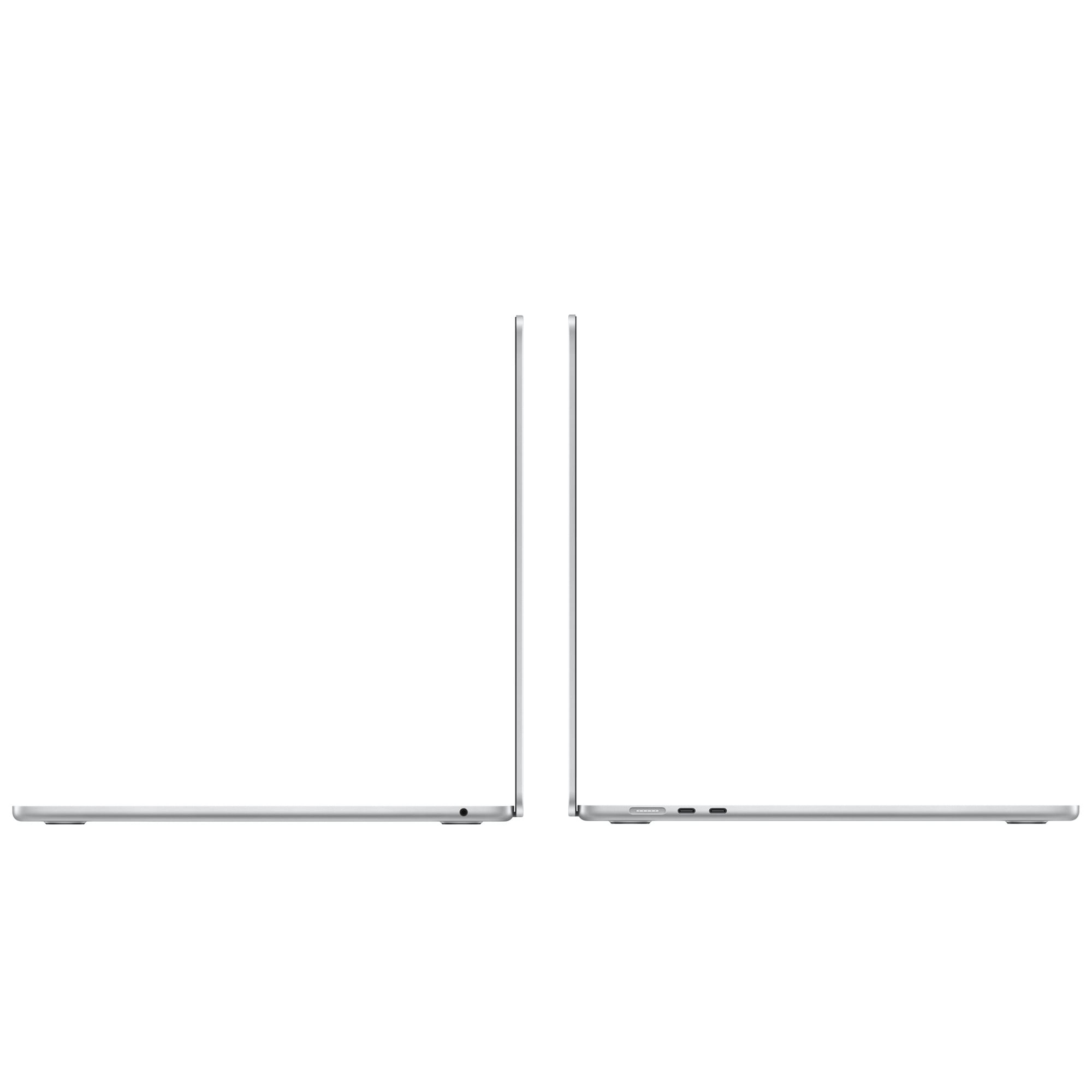 Apple MacBook Air 15" Laptop cu Procesor M4 10 nuclee CPU si 10 nuclee GPU 16GB RAM 256GB SSD INT KB Argintiu