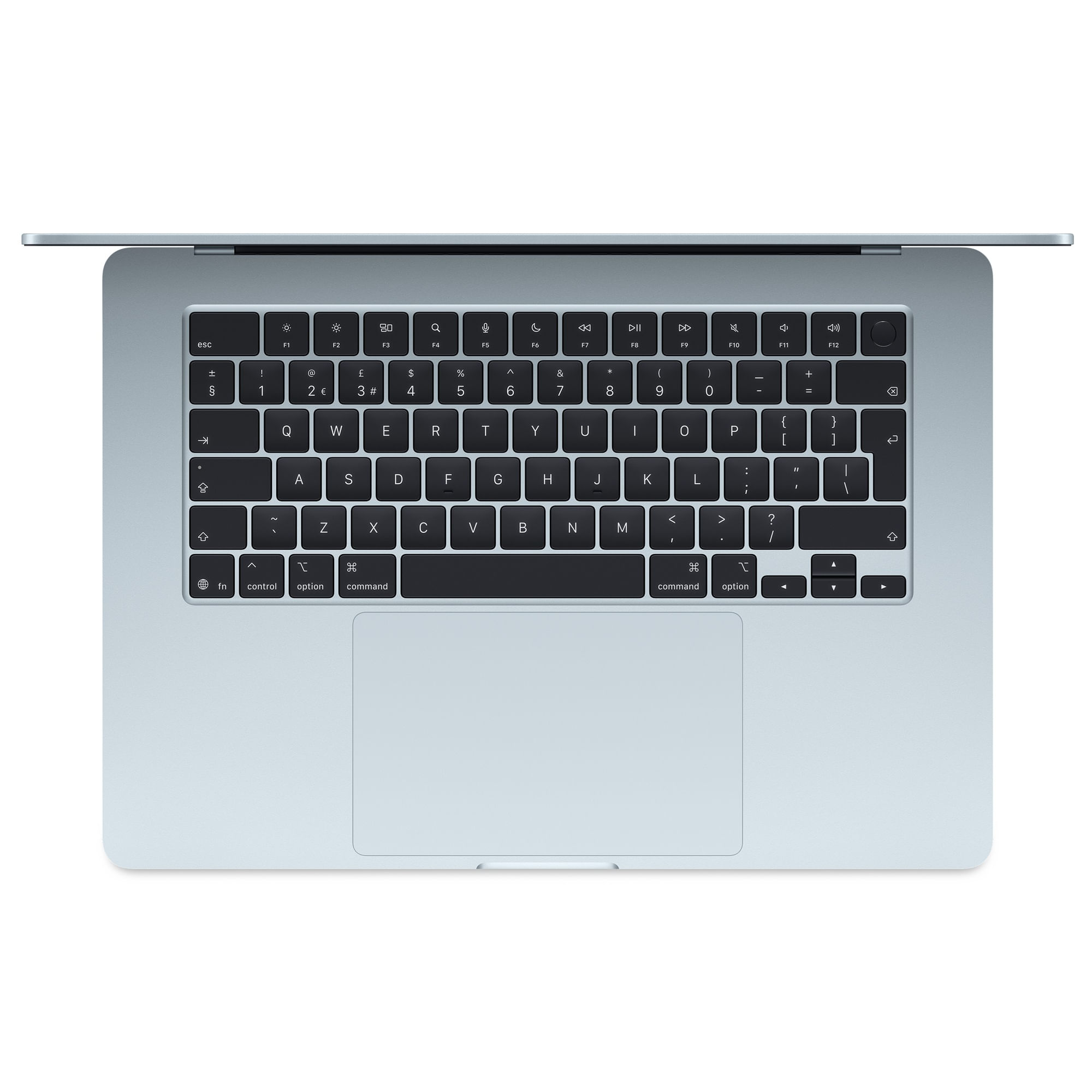 Apple MacBook Air 15" Laptop cu Procesor M4 10 nuclee CPU si 10 nuclee GPU 16GB RAM 512GB SSD INT KB Sky Blue